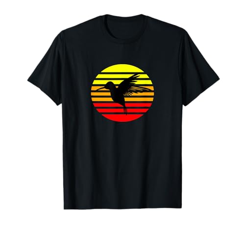 Colibri design rétro et vintage style 80's et 70's t-shirt