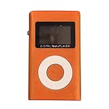 Mini Mp3 Player Running Portable Small Player Fashion Music Player Digital Mp3 Player (#B,Orange, M)