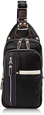 （18:00時点） [ムスタッシュ] ボディバッグ・ワンショルダー YVQ5985 (ブラックネイビー)