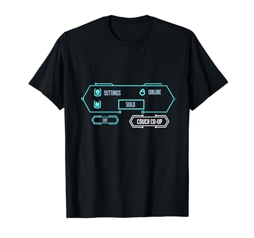 Couch Co-op Game Menu T-Shirt