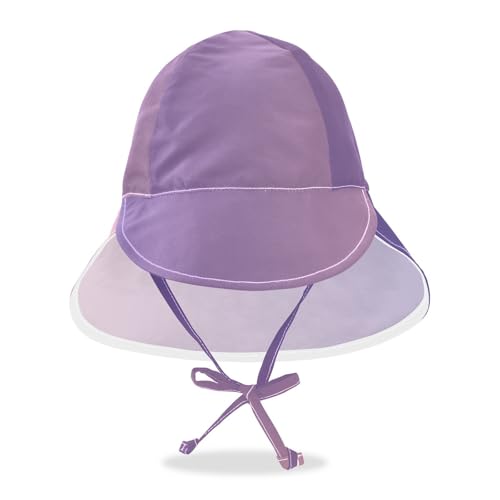 Toddler Baby Beach Hat Baby Boys' Summer Hats Girls UPF 50+ Protection Adjustable Traveling Swim Hat