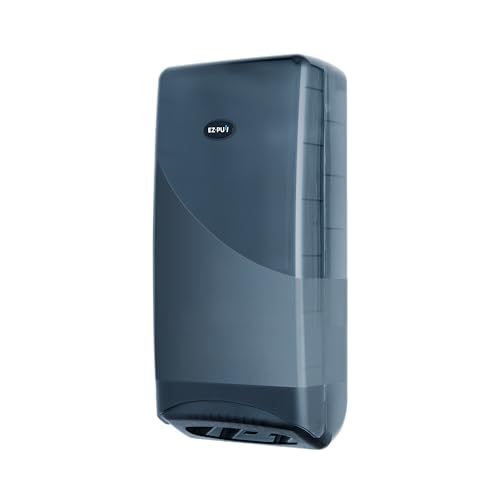 EZ-Pull Stand Interfold Napkin Dispenser for Restaurants, Stand or Wallmount V-fold, Pearl Black 4400B-EZ - Thumbnail 3