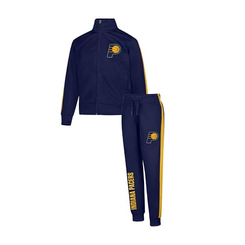 Image of Ultra Game Youth NBA Official Super Soft Full Zip Active Track Jacket and Pants Set