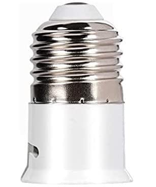 E27 to B22 Socket Converter, Ligh Bulb Socket Adapter Screw to Bayonet, Lamp Light Bulbs Holder for LED/CFL and Incandescent Bulbs