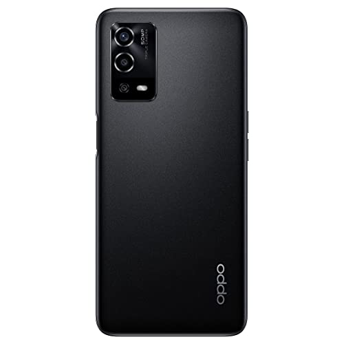 Image of (Refurbished) OPPO A55 (Starry Black, 4GB RAM, 64GB Storage) | Flat Rs. 2750 Citibank and Axis Discount | Get Complimentary 3 Months Prime Membership