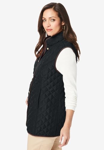 Jessica London Women's Plus Size Quilted Vest3