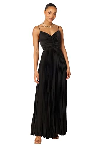 Petal & Pup Women's Naira Pleated Maxi Dress