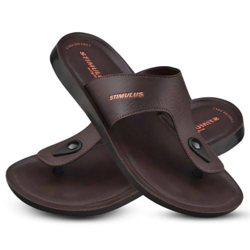 Image of Stimulus PSTG1210AP Casual Light Weight Trending Chappal / Slippers / Flipflop / Sliders for Men │ Comfortable Footwear (Check the size chart image for your foot size in CM or INCH for the perfect fit)