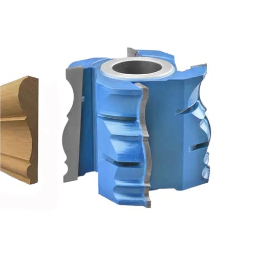 Generic Molding Shaper Cutter Carbide-Tipped 4-Wing for Door Pocket Customizable Edge & Bore 3/4