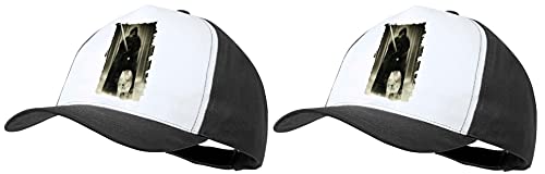 MERCHANDMANIA Pack 2 Gorras Negras Rey del Norte Guerrero Vikingo Cap