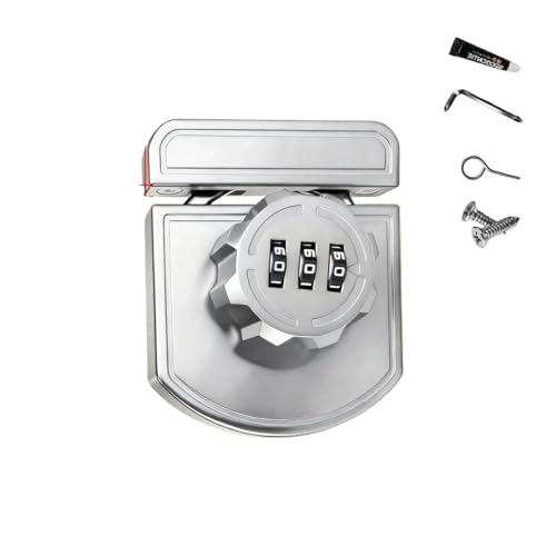 Loquet de sécurité pour armoire sans percer avec code secret - 2
