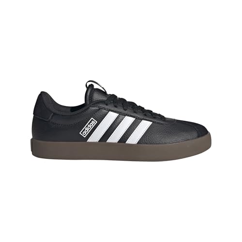 Image of adidas Women's VL Court 3.0 Shoes, Core Black Cloud White, 9 US