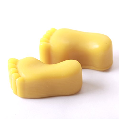Moule silicone pieds de bébé x5 pour décors de gâteaux de baby shower et baptême
