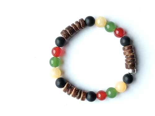 Bracelet rasta sans fermoir pour un look bohème au quotidien