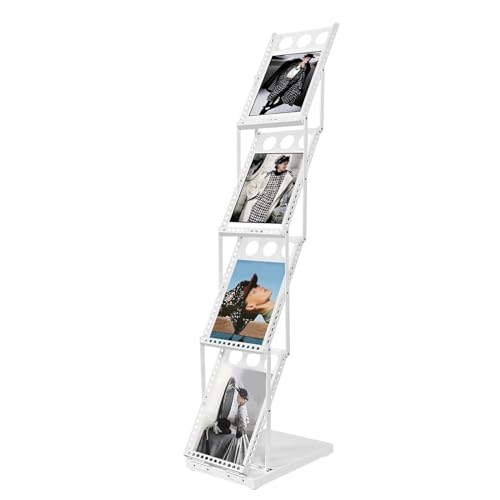 Présentoirs de magazines pliables pour salons pros et bureaux design
