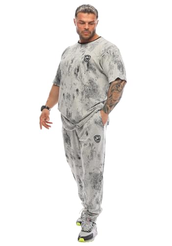 Men's Loose fit Sweatpants with Pockets, Baggy Design 100% Cotton, Thin, Muscle Pants 7