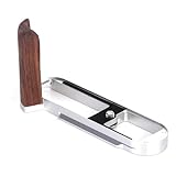 SZZCNOX L-förmiger Handgriff für Leica Q3/Q3 43/Q3 Monochrom/Q2 Digitalkamera, Metall-Handgriff, sichere Halterung für Leica Q3-Serie, integrierte Schnellwechselplatte für Arca (Silber, Walnuss)