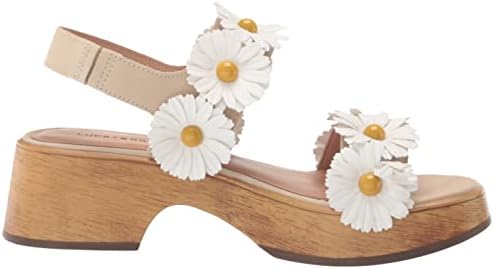 Lucky Brand Women's Juleii Daisy Platform Sandal, Stucco, 11 | Image 5