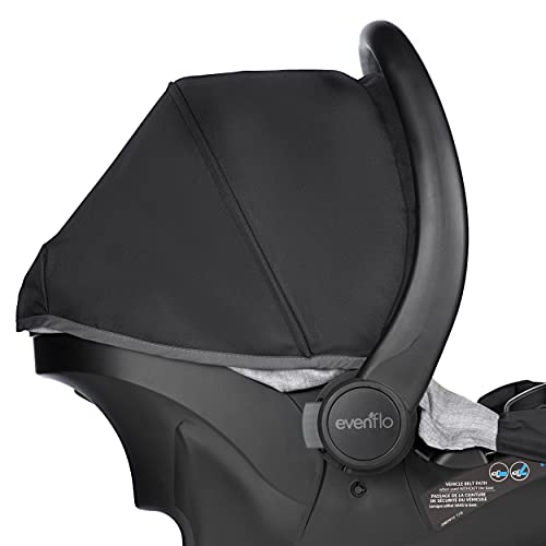 Evenflo LiteMax Sport Infant Car Seat (Graphite Gray) - Image 4