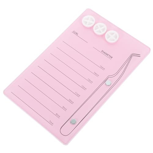 SWOOMEY Herramienta Acrílica para Extensiones de Pestañas Soporte Magnético, Paleta Reutilizable Portátil para Salón de Belleza y Exhibición de Pestañas Color Aleatorio Varios estilos