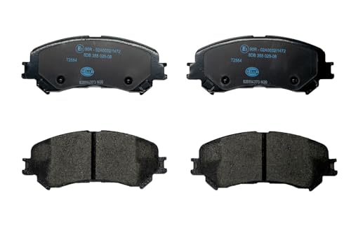 Plaquettes de frein HELLA T2554 pour voitures RENAULT avec témoin d'usure