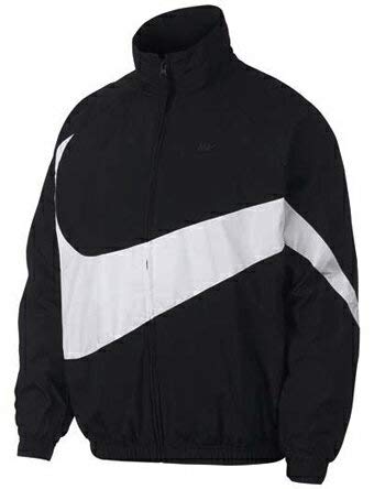 (ナイキ) Nike ウェア ジャケット 秋冬物 Nike HBR STMT Woven Jacket Blk/Wht バスケットボール ストリート L [並行輸入品]