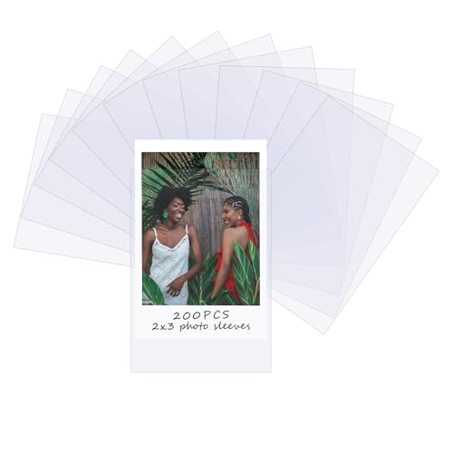 200pcs Mini Photo Card Sleeves for Instax Mini