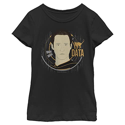 T-shirt Data Face Star Trek enfant cadeau anniversaire original science fiction