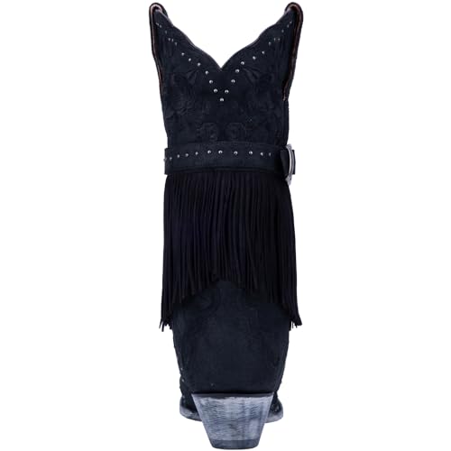 Dan Post Black Bed Of Roses Womens Western Boots DP40473