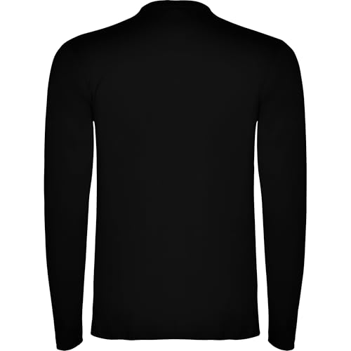 Roly Pack de Camisetas Hombre Extreme, Camiseta Manga Larga Hombre, 100% Algodón, Ideal para Todas Las Estaciones, Confort y Estilo en Cada Uso (FR/ES, Letras, L, Regular, Regular, 3, Negro)