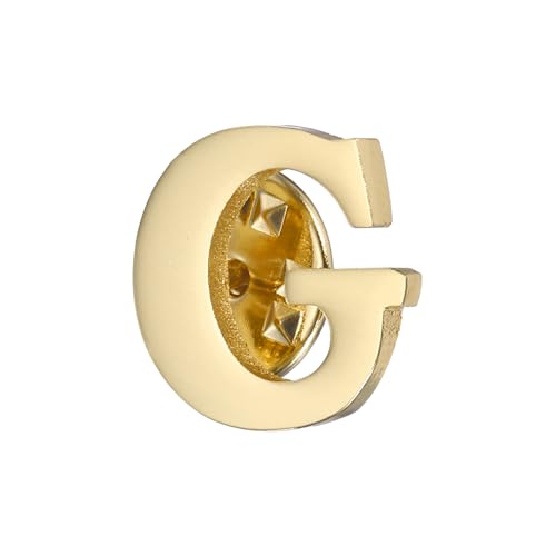 Image of PATIKIL Letter Lapel Pins, Initial Alphabet Collar Pins Letter Brooch Pins for Women Men Shirt Dress Suits