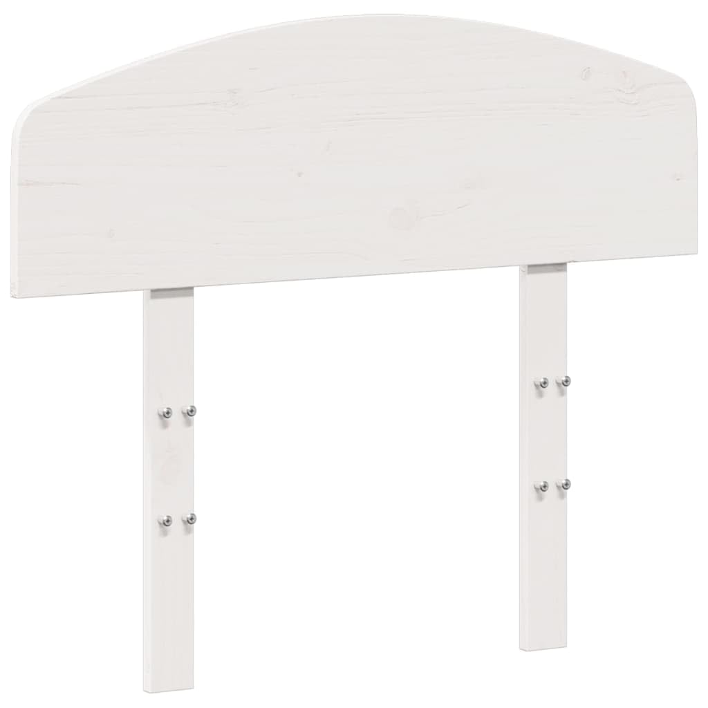 Vidaxl (White, 75 Cm) Headboard Home Decor Bedroom Bed Header Bed Headboard Solid Wood Pine