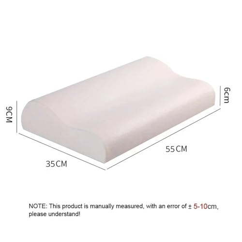 Almohada Látex Natural 55x35 cm Ergonomica Blanca miniatura 4
