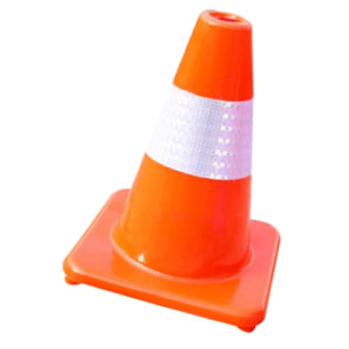 Alipis Cono De Tráfico Plástico Rojo Reflejante Cono De Señalización Portátil Para Estacionamiento y Carretera Advertencia De Seguridad Para Exteriores