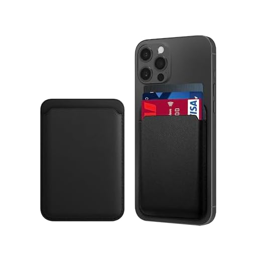 Suporte de cartão | traseira do telefone | Porta Cartão MagSafe atualizada| suporte magnético forte, suporte magnético para telefone,destacável compatível com iPhone 12/13/14/15 Pro MAX (Black)