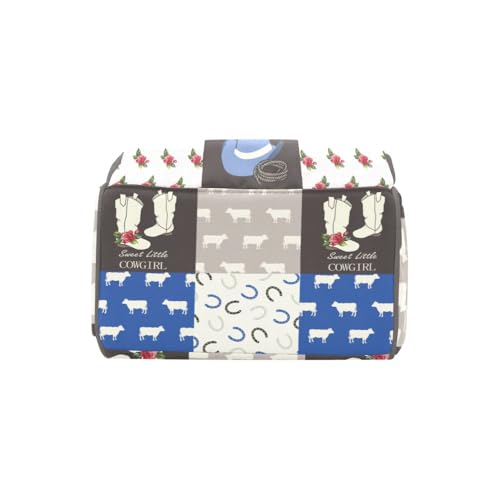 Image of Personalized Sweet Little Cow Girl Custom with Name Diaper Bag Backpack For Baby Boy Girl Dad Mom Unisex for Adult Daypack Holiday Gift