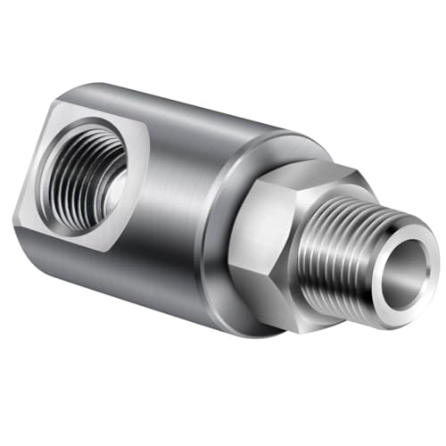 Image of 1 /2 Inch MXF Heavy Duty Hose Reel Swivel with Grease Zerk - Hose Reel Parts Fitting for Multi-Use Scenarios - Ideal for Home and Industrial Steel Hose Reels - Genuine Super Swivel