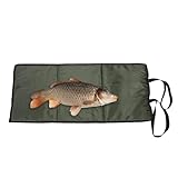 manhegari Angelmatte – Schutzmatte für Fische | tragbares Angelzubehör für Herren, Papa, Vater