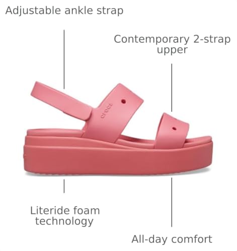 Image of Crocs Women's Brooklyn 4U Low Wedges, Platform Wedge Sandals for Women