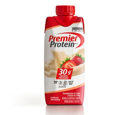 Image of Premier Protein Shake, Strawberries & Cream, 30g Protein, No Added Sugar, 24 Vitamins & Minerals to Support Immune Health, 11 fl oz, 15 Pack (Packaging May Vary)