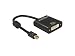 Produktbild Delock Adapter mini Displayport 1.2 Stecker > DVI Buchse 4K Passiv schwarz