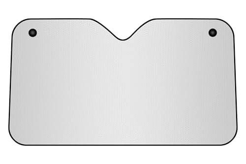 Pare-soleil avant robuste en aluminium argenté isolant M