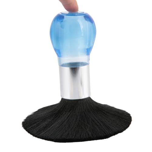 Foto von 2 Farben Neck Face Duster Brush Weiche Friseur Haarreinigung Haarbürste Schneiden Friseur Styling Tool für den Salongebrauch(Blau)