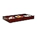 Bowery Hill Transitional Wood Twin Storage Trundle in Cherry