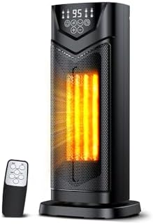 Jhtredfu Space Heater, 1500W Electric PTC Ceramic Heater for Indoor Use with Thermostat & 4 Fan Mode, 12H Timer, Remote, 2025 Upgraded Fast & Safety Portable Heat for Bedroom, Living Room Jhtredfu Space Heater, 1500W Electric PTC Ceramic Heater for Indoor Use with Thermostat & 4 Fan Mode, 12H Timer, Remote, 2025 Upgraded Fast & Safety Portable Heat for Bedroom, Living Room