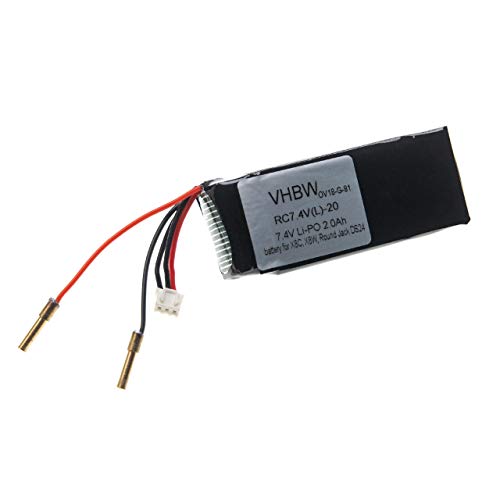 vhbw batteria compatibile con Syma X8, X8HW, X8C, X8G, Round Jack DS24, X8HG...