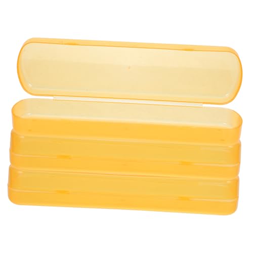 NULYLU 3piezas Estuche De Viaje para Pasta De Dientes Unidades Funda Cepillo Dientes Portátil Ligero