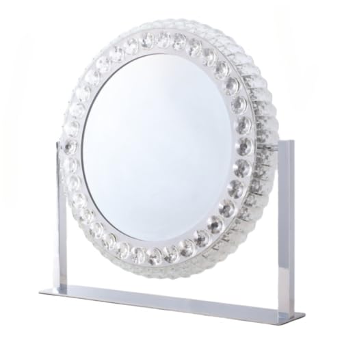 Teywhny ���ϋ��A�h���b�V���O�e�[�u���C�ȉ~�`�A�^�b�`���x�A�����\�� LED ���C�g�A360 �x��]�A�ƒ�ł̎g�p�ɓK���Ă��܂��B (�����炢,A)