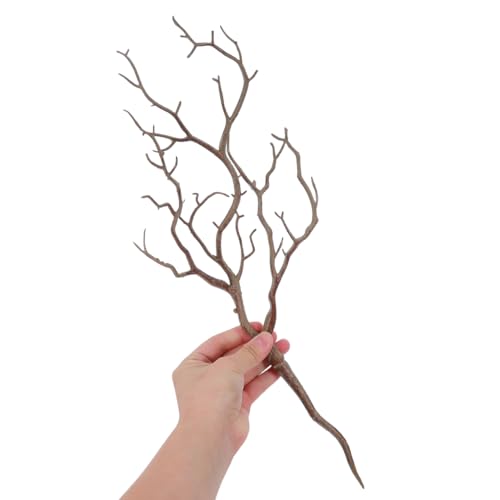 Branches flexibles en plastique marron imitation bois de cerf x4 - 7