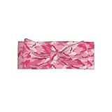 Buewutiry Pink Camouflage Print Baby Girl Bows Headbands Baby Girls Newborn Headbands Infant Toddlers 0-6 Months